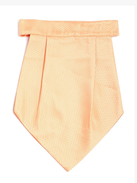

Alvaro Castagnino Orange & Peach-Coloured Woven Design Cravat