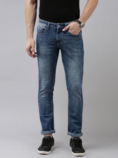 

SPYKAR Men Blue Skinny Fit Low-Rise Light Fade Stretchable Jeans