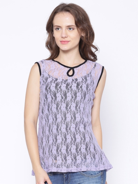 

AND Lavender Lace Top