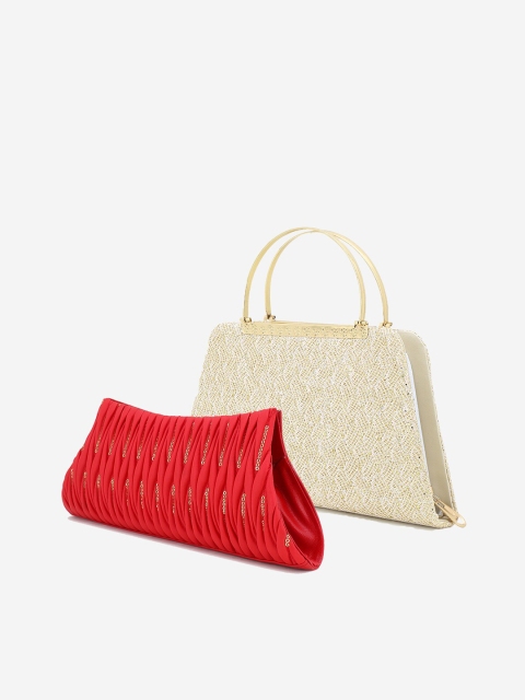

Element Cart Pack of 2 Red & Gold Embellished Purse