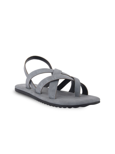 

SKO Boys Grey Leather Gladiators