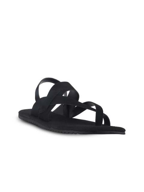

SKO Boys Black Leather Gladiators