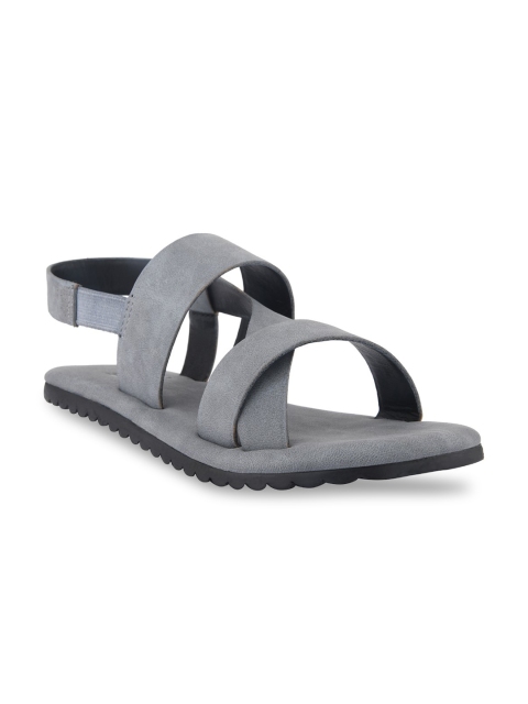 

SKO Boys Grey Leather Gladiators
