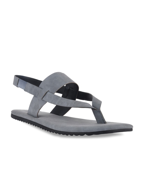 

SKO Boys Grey Leather Gladiators
