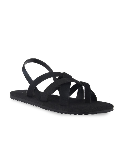 

SKO Boys Black Leather Gladiators