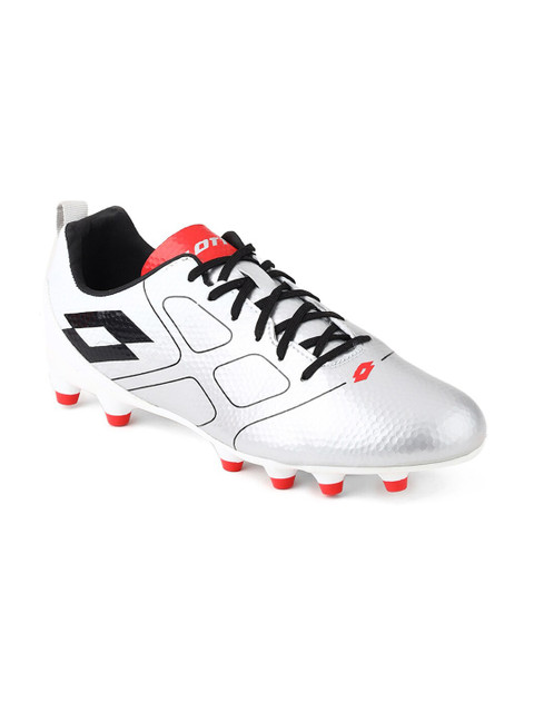

Lotto Men Silver-Toned Meastro 700 FGL Football Shoes