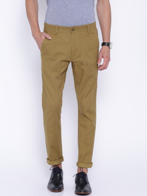 

Highlander Khaki Slim Fit Casual Trousers