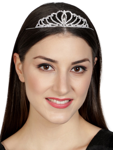

AQUASTREET Silver-Toned Embellished Tiara