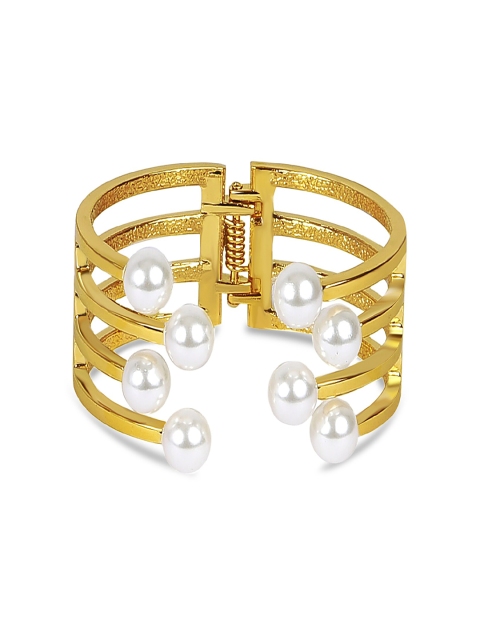 

AQUASTREET Women Gold-Plated Cuff Bracelet
