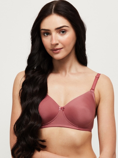 

max Solid Non-Wired Lightly Padded T-shirt Bra SU21PDNW02MAUVE, Mauve