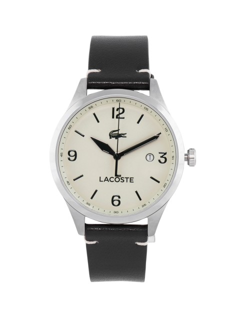 

Lacoste Men Cream-Coloured Traveler Analogue Watch 2011107