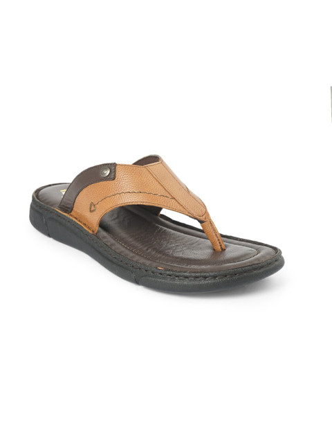 

ID Men Tan Brown Comfort Leather Sandals