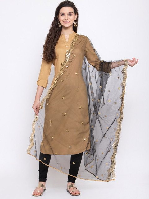 

studio rasa Women Black Embroidered