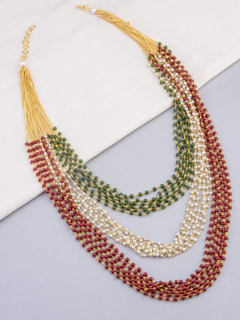 

Alankruthi Gold-Toned Layered Necklace