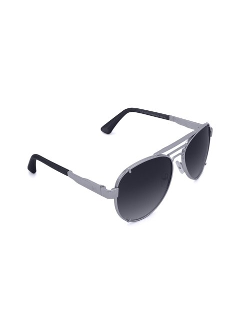 

Tom Martin Unisex Black Lens & Black Aviator Sunglasses with UV Protected Lens TM-1695SM-A