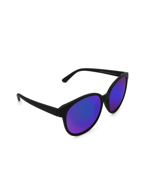 

Tom Martin Unisex Blue Lens Round Sunglasses with UV Protected Lens TM-1953SP-B-MBLU