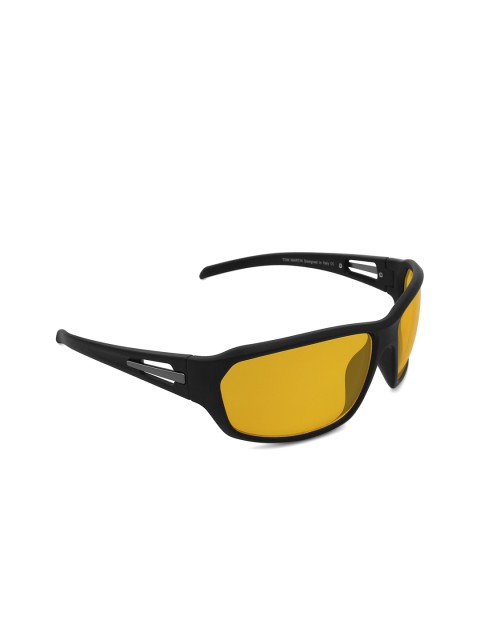 

Tom Martin Unisex Yellow & Black Night Driving UV Protected Sunglasses TM-1625SS-A-YEL