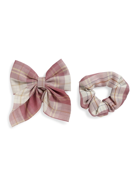 

20Dresses Set Of 2 Bow Hair Pin Set, Pink