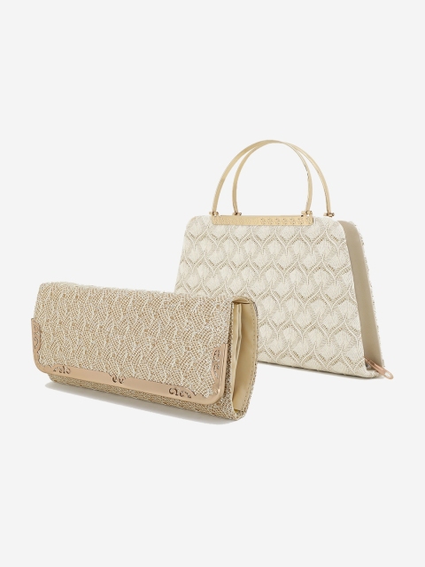

Element Cart Set Of 2 Embellished Purse Clutch, Beige