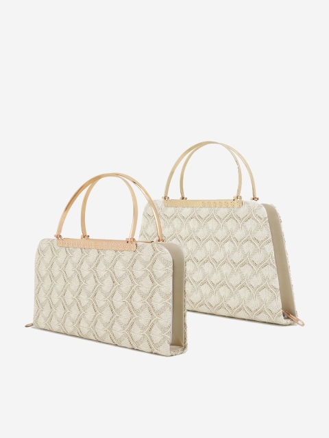 

Element Cart Set of 2 Beige Textured Clutch
