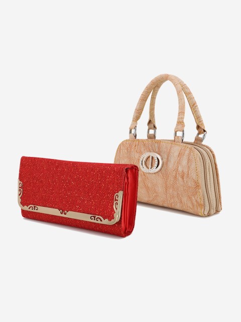 

Element Cart Set Of 2 Embellished Purse Clutch, Beige