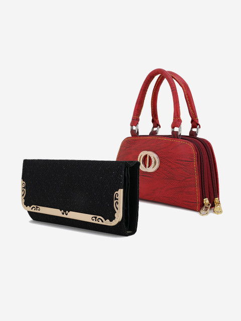 

Element Cart Set Of 2 Embellished Purse Clutch, Red