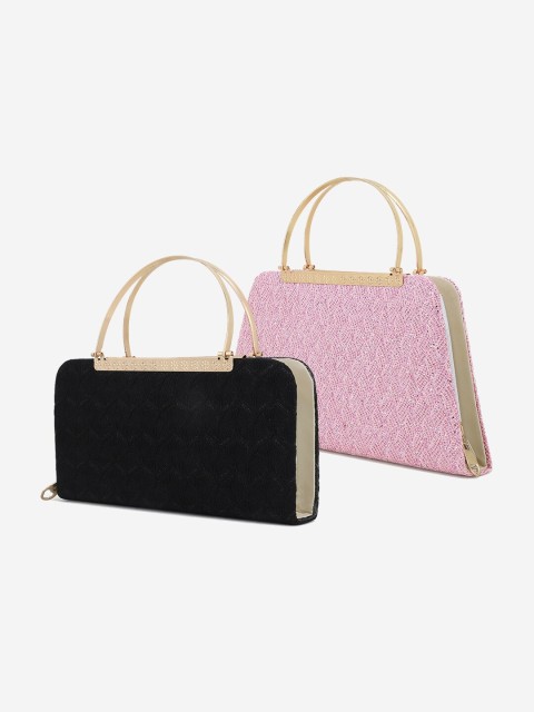 

Element Cart Pack Of 2 Textured Purse Clutches, Pink