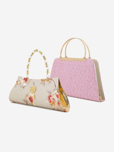 

Element Cart Set Of 2 Embellished Purse Clutch, Pink