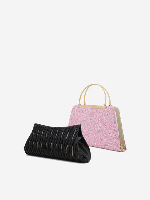 

Element Cart Set Of 2 Embellished Purse Clutch, Pink