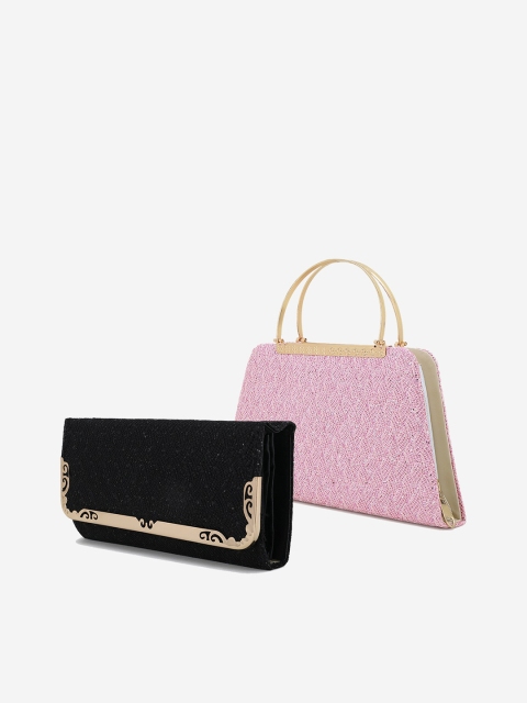 

Element Cart Set Of 2 Embellished Purse Clutch, Pink