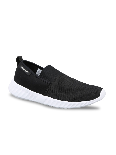 

Reebok Men Black Stabilia Slip On Running Shoes