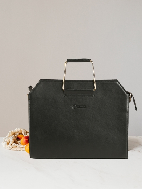 

RASHKI Women Black Solid Sustainable Laptop Bag