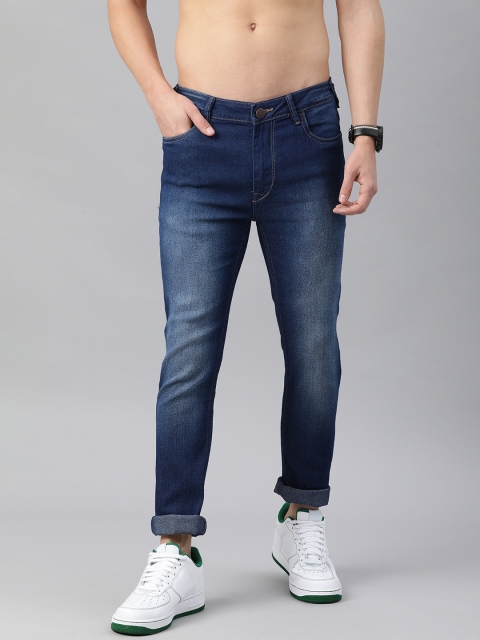 

HERE&NOW Men Blue Skinny Fit Light Fade Stretchable Jeans