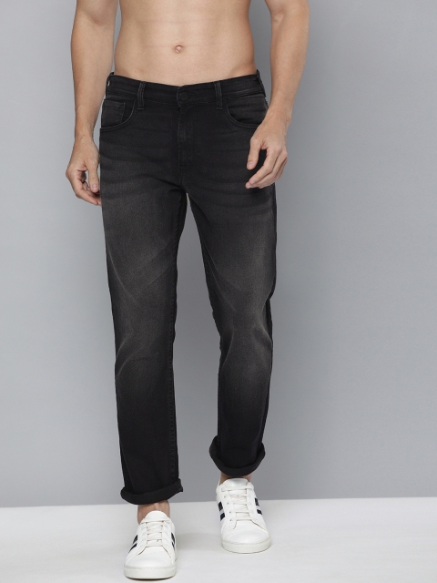 

HERE&NOW Men Black Slim Fit Light Fade Stretchable Jeans