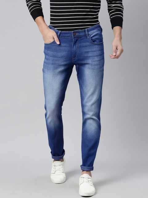 

HERE&NOW Men Blue Slim Fit Light Fade Stretchable Jeans