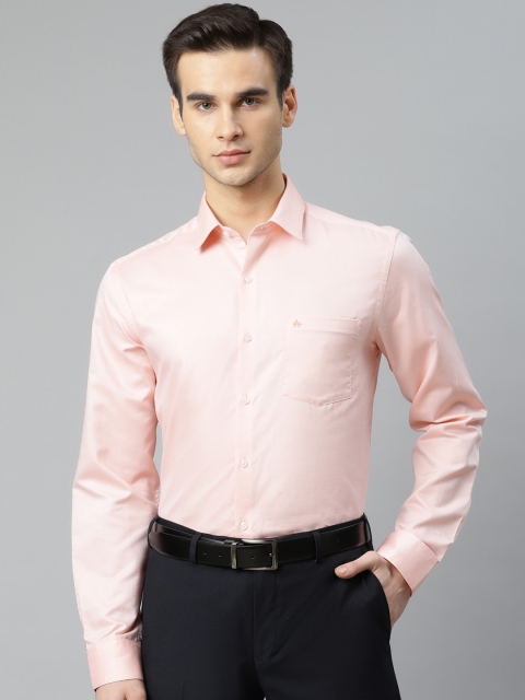 

Arrow Men Pink Pure Cotton Slim Fit Solid Formal Shirt