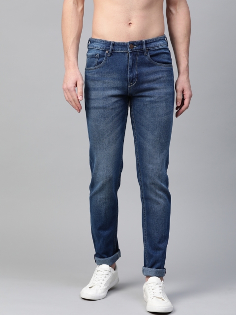 

HERE&NOW Men Blue Light Fade Stretchable Jeans