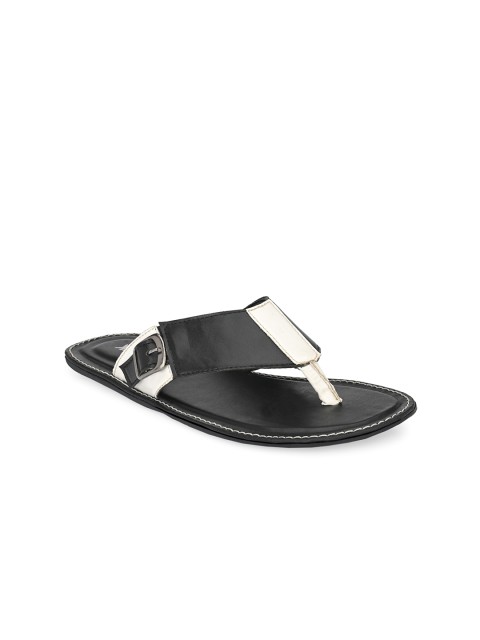 

BUCIK Men Black Comfort Sandals