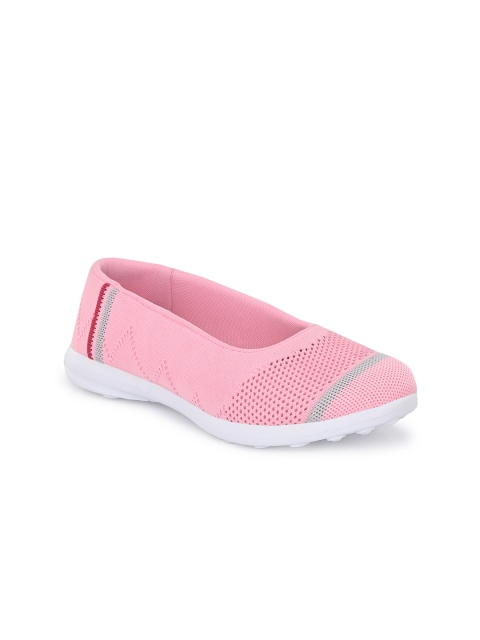 

Yuuki Women Pink Textile Walking Shoes