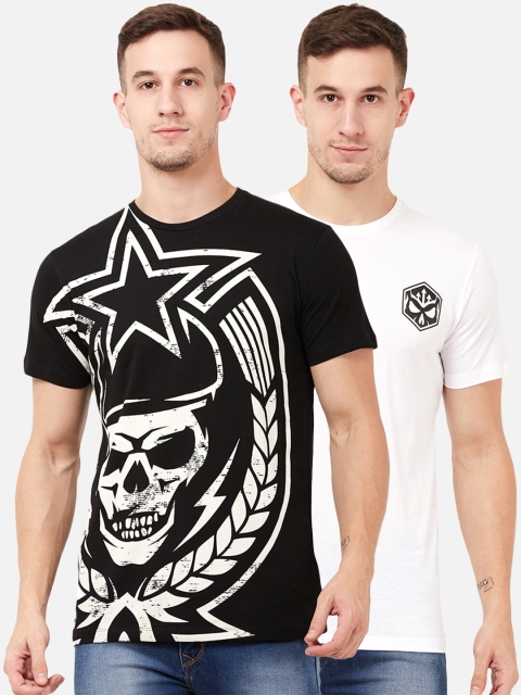 

Free Authority Men Pack of 2 Printed Call Of Duty Pure Cotton T-shirts, Black