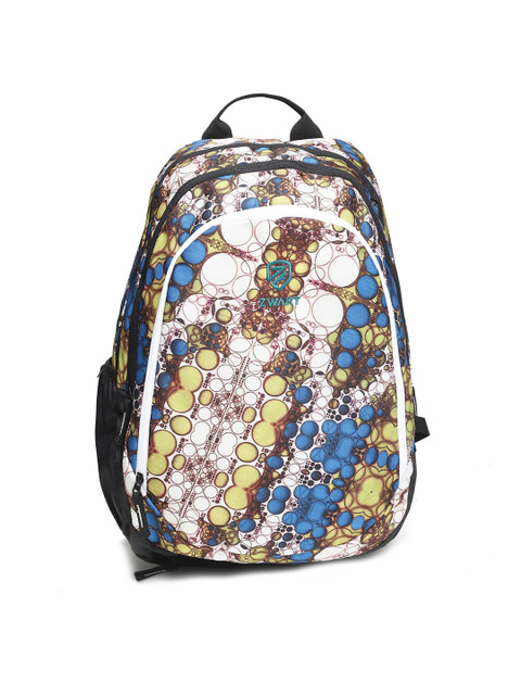 

Zwart Unisex White & Blue Graphic Backpacks