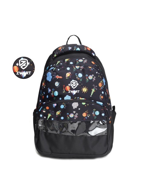 

Zwart Unisex Black & White Graphic Backpacks