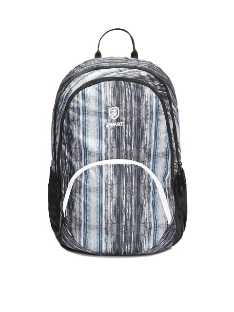 

Zwart Unisex Blue & Black Striped Backpacks