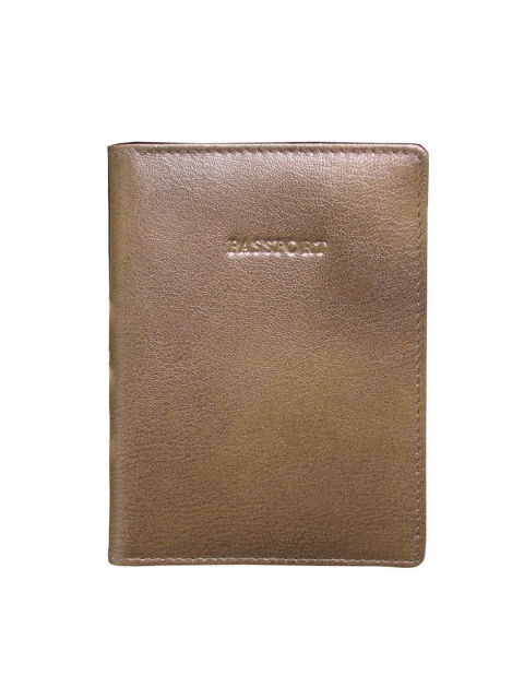 

ABYS Unisex Coffee Brown Solid Leather Passport Holder