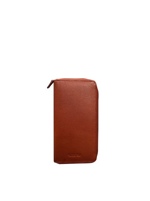 

ABYS Unisex Brown Solid Leather Passport Holder