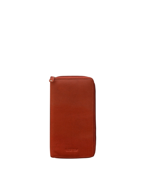 

ABYS Unisex Brown Textured Leather Passport Holder
