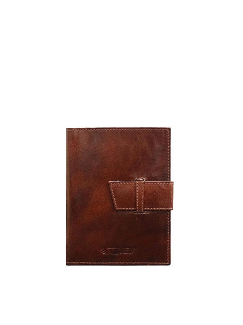 

ABYS Unisex Brown Solid Leather Passport Holder