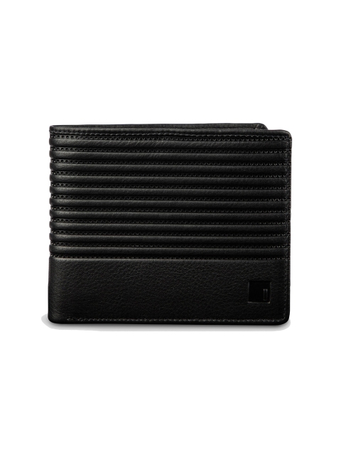 

Impulse Men Black Textured Genuine Leather Two Fold Wallet