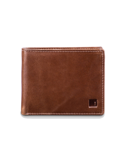 

Impulse Men Brown RFID Protected Textured Leather Two Fold Wallet