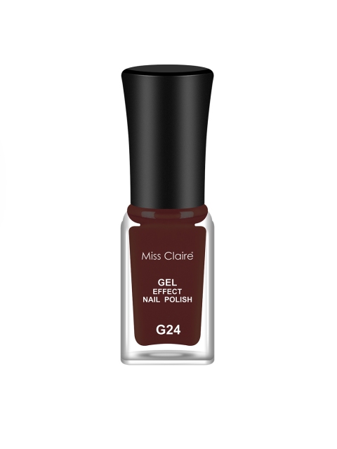 

Miss Claire Gel Effect Chip Resistant Nail Polish G24, Brown